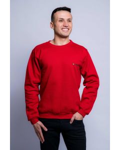 MOLETOM MASCULINO VERMELHO TAMANHO M