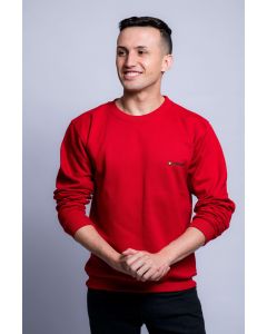 MOLETOM MASCULINO VERMELHO TAMANHO G