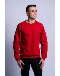 MOLETOM MASCULINO VERMELHO TAMANHO XG