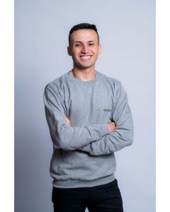 MOLETOM MASCULINO CINZA TAMANHO P