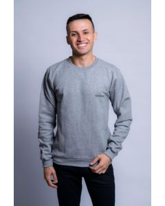 MOLETOM MASCULINO CINZA TAMANHO M