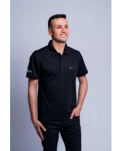POLO MC MASCULINA PRETA M