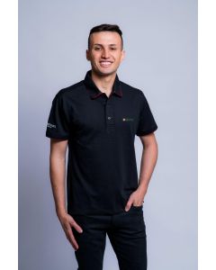 POLO MC MASCULINA PRETA XG3
