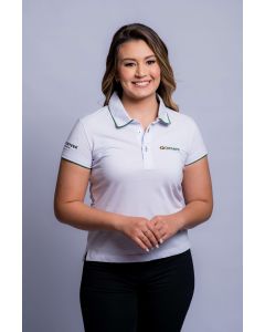 POLO MC FEMININA BRANCA XG1