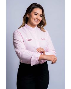 CAMISA SOCIAL FEMININA ROSA G (14-138-2F)