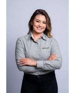 CAMISA SOCIAL FEMININA CINZA PP (14-168-2F)