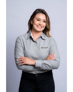 CAMISA SOCIAL FEMININA CINZA XG (14-168-2F)