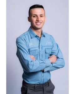 CAMISA SOCIAL MASCULINA JEANS XG3 (12-128-2M)