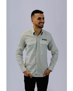 CAMISA ML MASC CASA CAMERA CINZA XG
