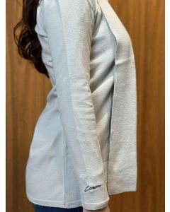 CARDIGAN FEMININO CINZA PP