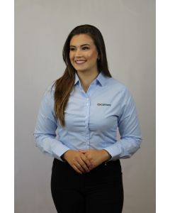 CAMISA SOCIAL FEMININA XADREZ AZUL GG